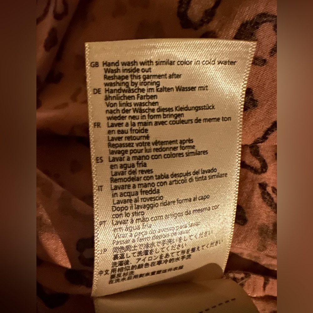 Scotch & Soda Cheetah Print Pattern Long Sleeve B… - image 4